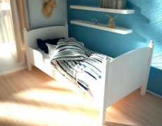 Ліжко IndigoWood Dream white